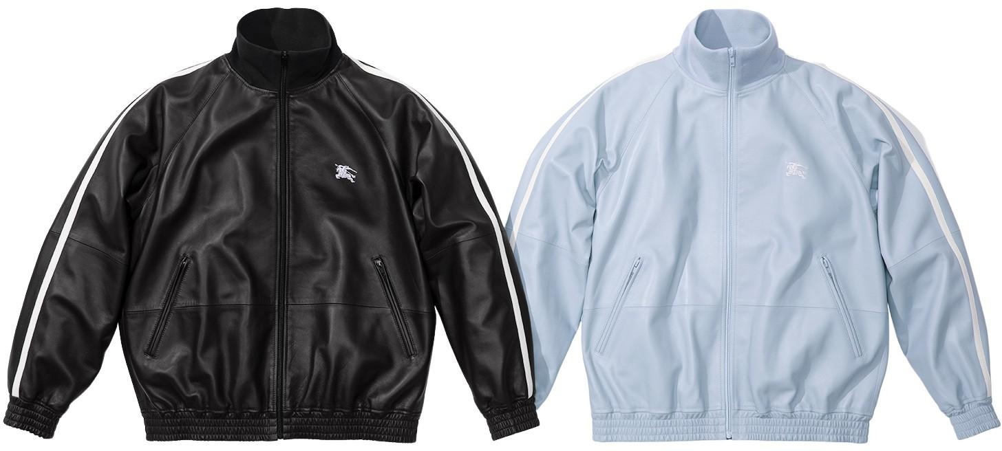 *Burberry exclusive* Supreme®/Burberry® Leather Track Jacket view 2